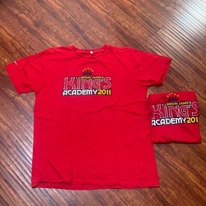 Nike Lebrun James King’s Academy 2011 T-Shirt Size XL